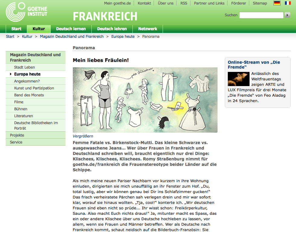 Mein liebes Fräulein! 